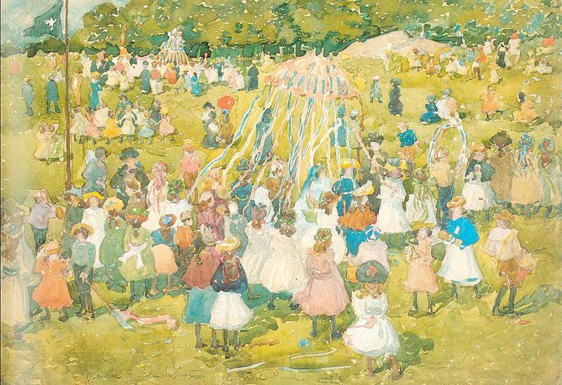Maurice Prendergast May Day Central Park